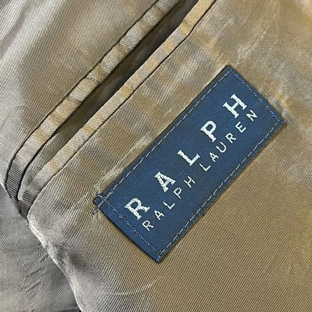 Ralph Ralph Lauren Blue label mens Blazer Brown Houndstooth Sport Coat‎